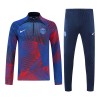 Sudadera De Entrenamiento Paris Saint-Germain Cremallera de cuarto 2022-23 Azul Rojo - Hombre